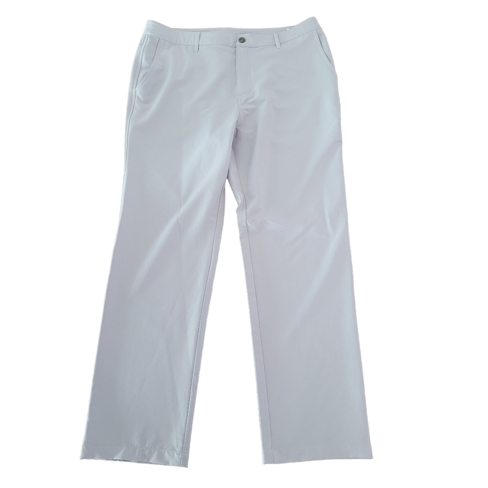 CHASE 54 Performance Golf Men's‎ Fog Gray Athletic Chino Pants Size 36x32